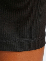 adidas Black Seasonal Essentials Rib Capri Leggings - Image 5 of 6