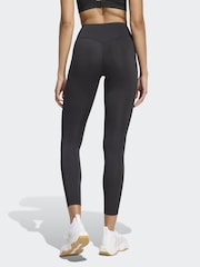 adidas Black Optime Power 7/8 Leggings - Image 2 of 6
