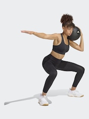 adidas Black Optime Power 7/8 Leggings - Image 3 of 6