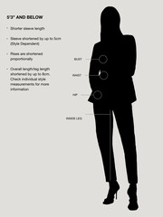 Reiss Navy Verda Petite Suit Jacket - Image 8 of 8