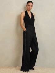 Reiss Black Della Suit Trousers - Image 1 of 6