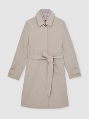 Reiss Neutral Logan Hybrid Removable Over Coat - Image 2 of 8