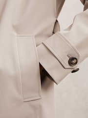 Reiss Neutral Logan Hybrid Removable Over Coat - Image 3 of 8