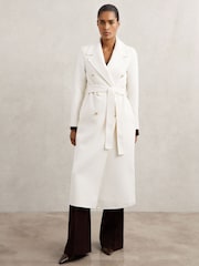 Reiss Cream Dora Petite Coat - Image 1 of 7