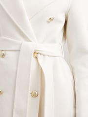 Reiss Cream Dora Petite Coat - Image 3 of 7