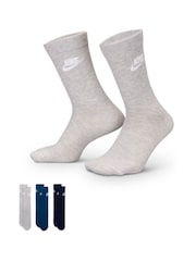 Nike Natural Everyday Essential Socks 3 Pack - Image 1 of 4