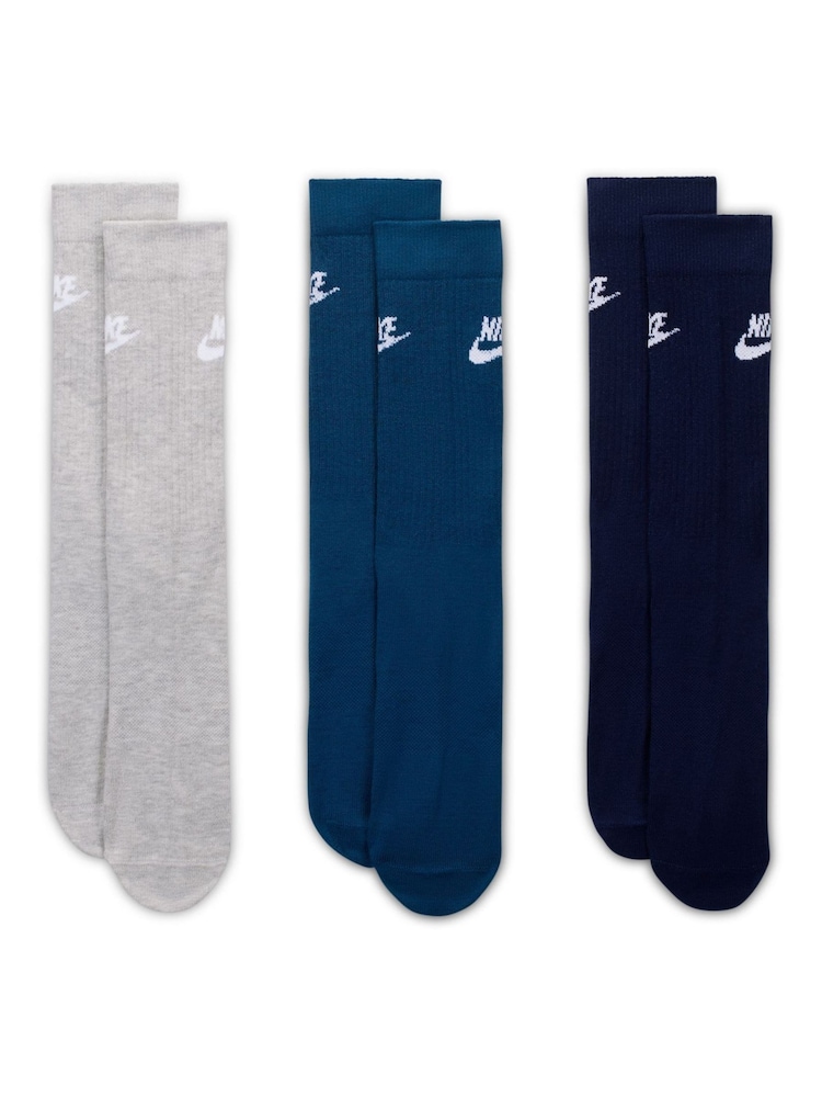 Nike Natural Everyday Essential Socks 3 Pack - Image 2 of 4