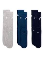 Nike Natural Everyday Essential Socks 3 Pack - Image 3 of 4