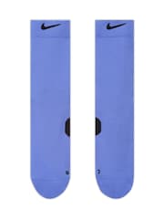 Nike Sapphire Blue DriFIT Fast Performance Crew Socks 1 Pack - Image 3 of 4