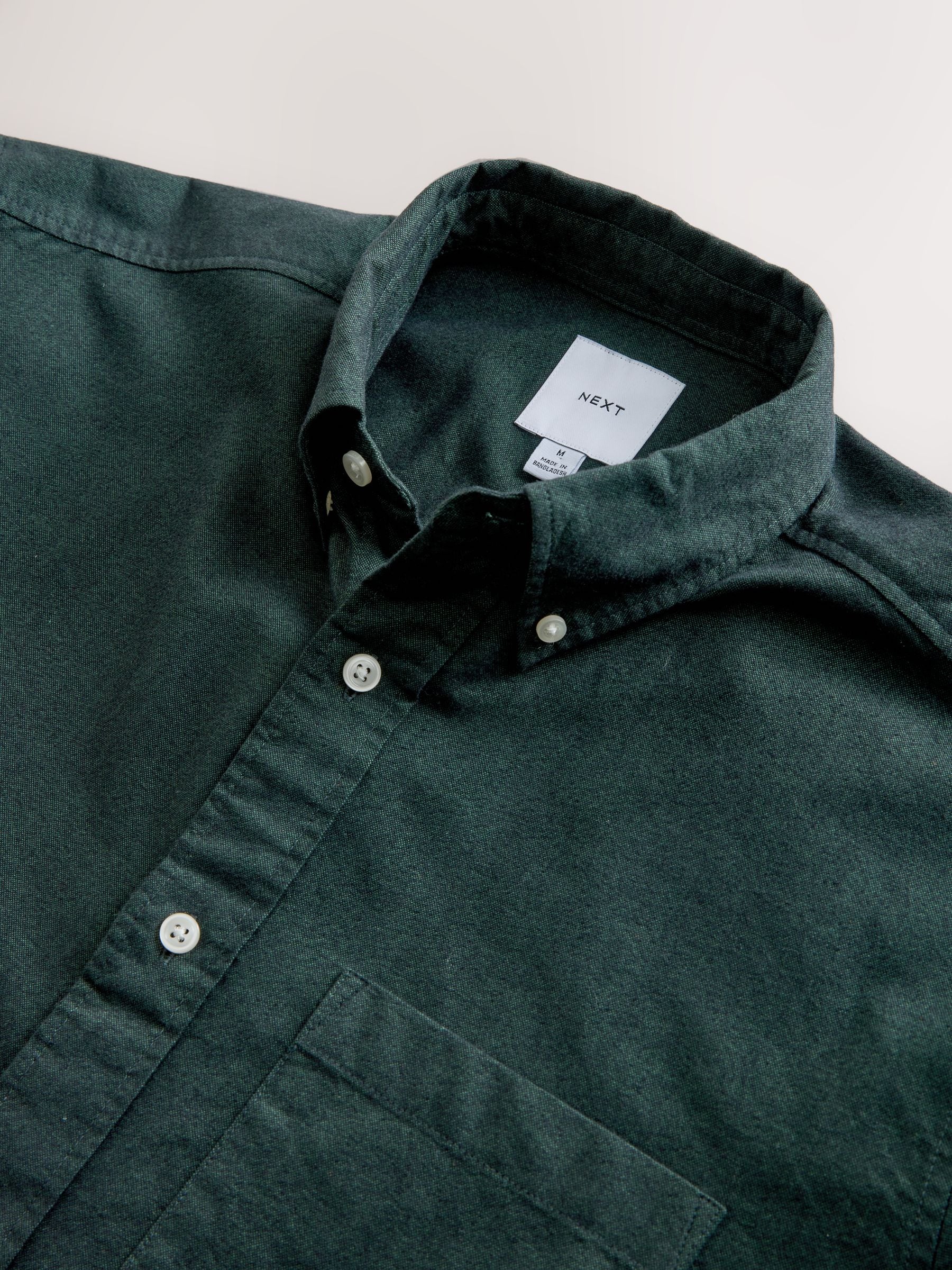 希少 Oxford Oversized B.D Shirt Dark Green Buy Dark Green Soft Touch Oxford Long Sleeve Shirt from Next USA