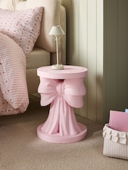Pink Bow Bedside Table - Image 1 of 4