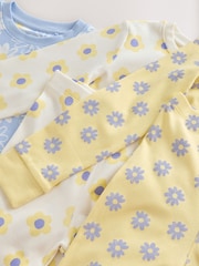 Yellow/Blue Daisy - Pachet 3 de pijamale ghemuite (9luni-12ani) - Imaginea 10 din 10