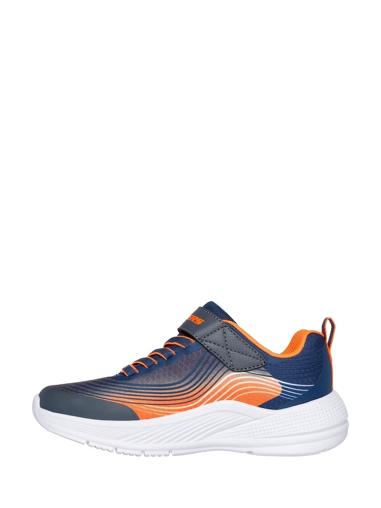 Skechers Blue Microspec Advance Trainers - Image 2 of 4