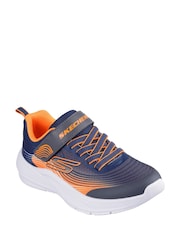 Skechers Blue Microspec Advance Trainers - Image 3 of 4