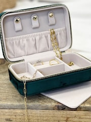 Personalised Ma Cherie Velvet Travel Jewellery Case by Solesmith - Image 3 of 3