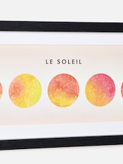 Oliver Bonas Orange Le Soleil Printed Wall Art - Image 3 of 3