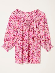 FatFace Kira Multi Confetti Floral Blouse - Image 5 of 5