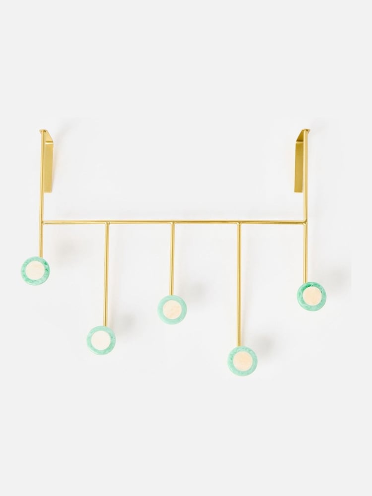Oliver Bonas Green Resin and Bone Door Storage Hooks - Image 2 of 5 Oliver Bonas Green Resin and Bone Door Storage Hooks - Image 2 of 5