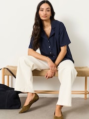 FatFace 亚麻布衬衫 - 5的图像1｝