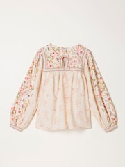 FatFace Multi Peaches Tandy Blouse - Image 1 of 1