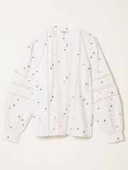FatFace Jane Ivory Embroidered Shirt - Image 6 of 6
