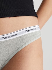 Calvin Klein Grey Icon Logo Bikini Briefs - Image 2 of 4