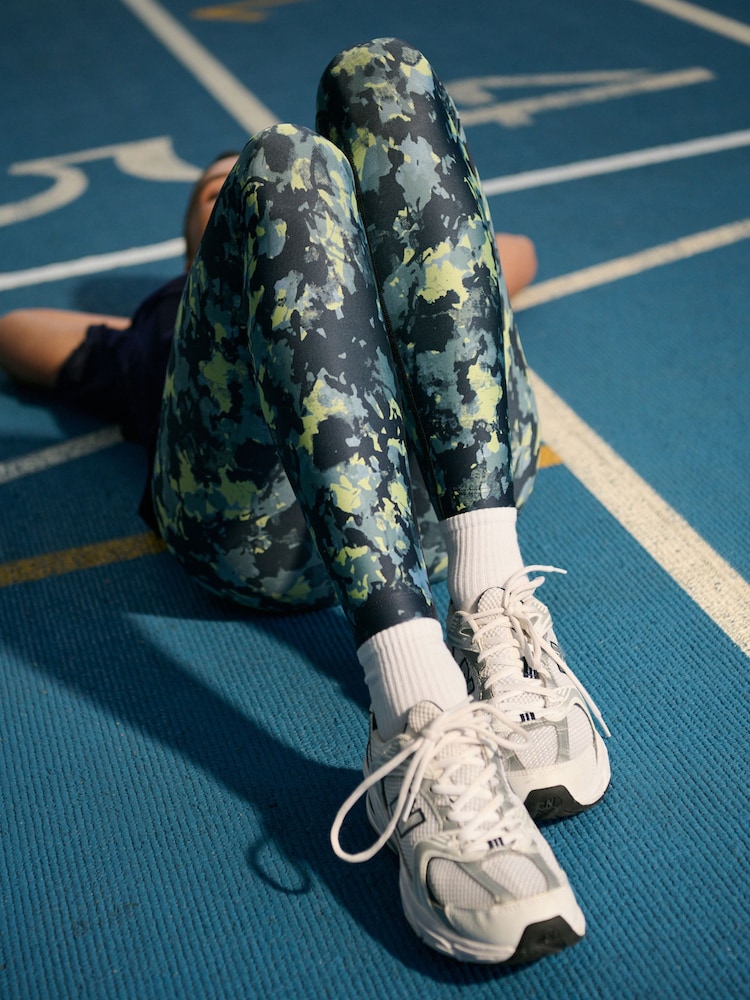 Camo Print Active Power Sports Leggings - Image 5 of 5 Camo Print Active Power Sports Leggings - Image 5 of 5