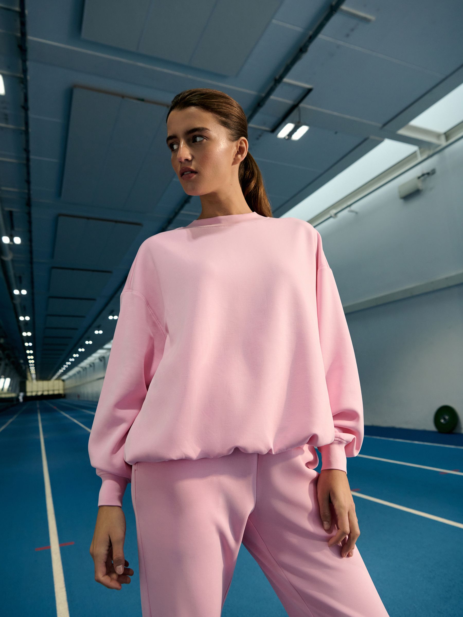 Buy Pink Active Modal Supersoft Sweatshirt from Next Malta