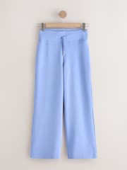 Blue Active Modal Supersoft Wide Leg Trousers - Image 6 of 8