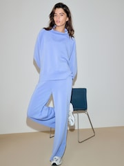 Blue Active Modal Supersoft Cowl Neck Jumper - Image 3 of 8