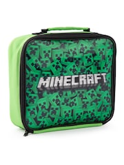 Vanilla Underground Green Boys Minecraft Lunch Bag Bottle and Snack Pot Set - Image 2 of 6