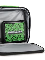 Vanilla Underground Green Boys Minecraft Lunch Bag Bottle and Snack Pot Set - Image 3 of 6