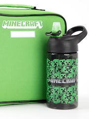 Vanilla Underground Green Boys Minecraft Lunch Bag Bottle and Snack Pot Set - Image 4 of 6