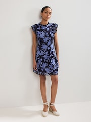 Phase Eight Blue Caraline Dress - Image 3 of 6