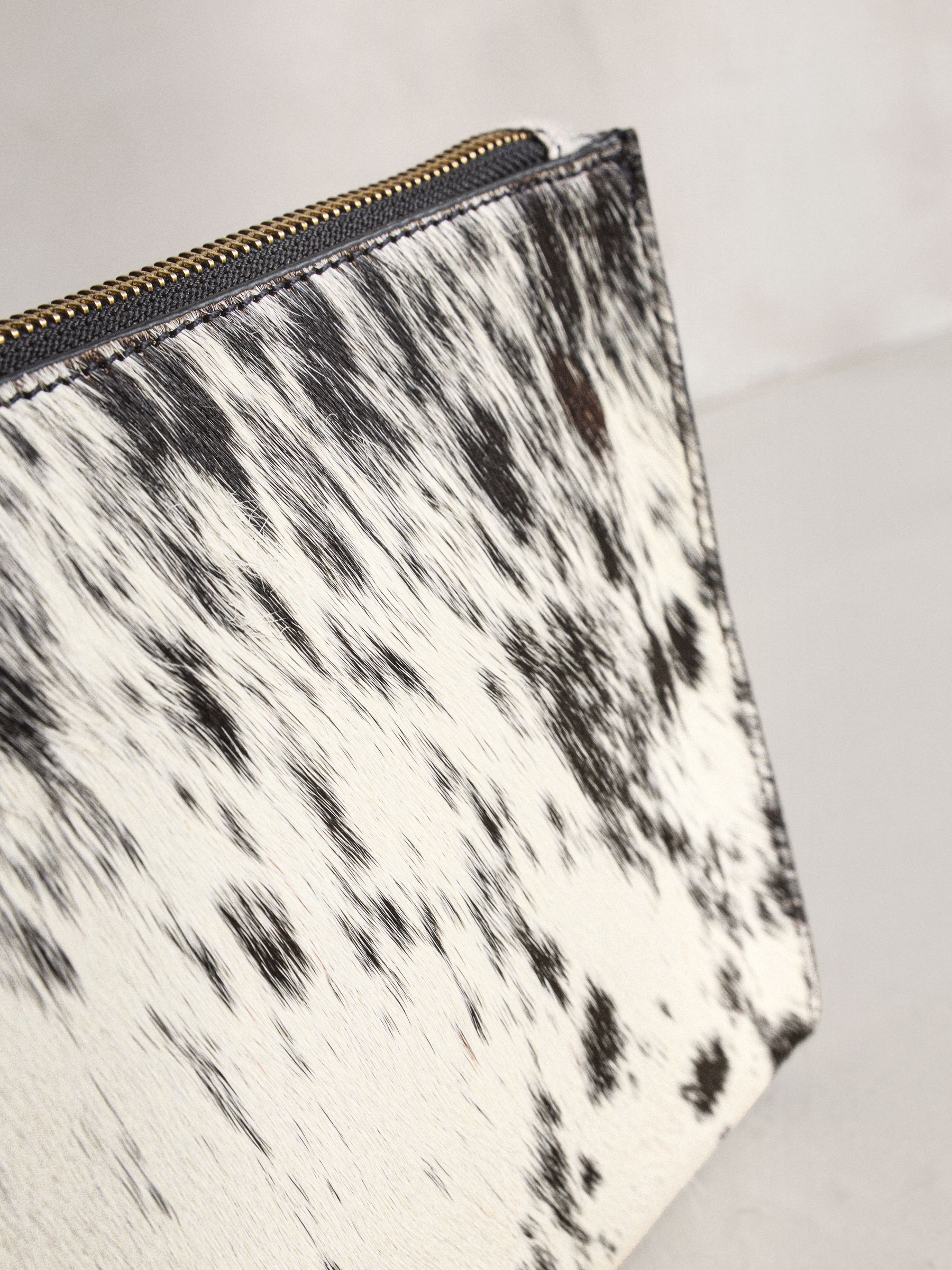 Buy Animal Leather Cow Print Pouch from Next USA