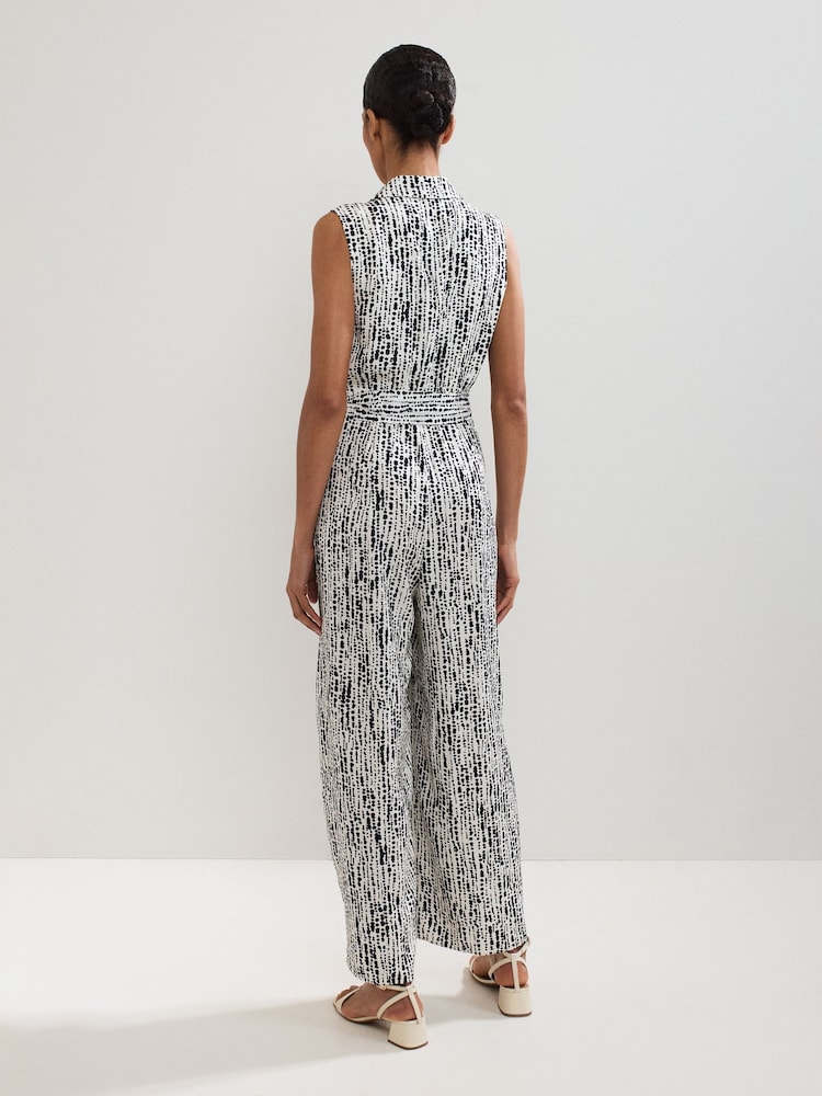 Phase Eight Black Janine Spot Jumpsuit - Image 2 of 6