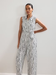 Phase Eight Black Janine Spot Jumpsuit - Image 5 of 6