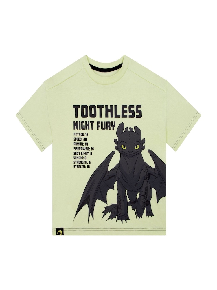 How to Train Your Dragon Green How To Train Your Dragon Night Fury T-Shirt - Image 1 of 11