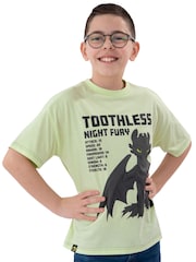 How to Train Your Dragon Green How To Train Your Dragon Night Fury T-Shirt - Image 10 of 11