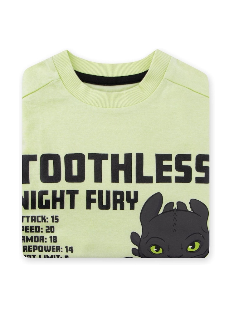 How to Train Your Dragon Green How To Train Your Dragon Night Fury T-Shirt - Image 2 of 10