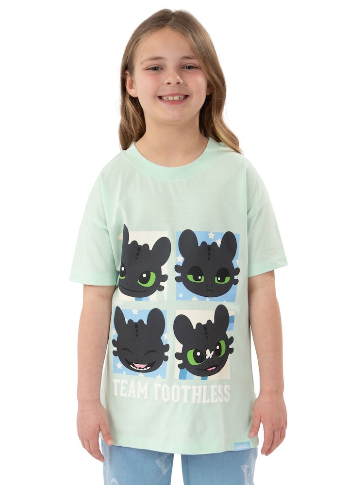 Character Green How To Train Your Dragon Toothless T-Shirt - Image 1 of 10