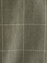 সবুজ - Signature Moons British Merino Wool Linen Blend Suit Waistcoat - 4এর মধ্যে 2 ছবি