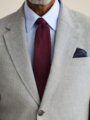 Grey Signature Tailored Fit Moons Puppytooth Suit Jacket - Image 4 of 5