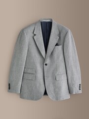 Grey - Signature Tailored Fit Moons Puppytooth Odelo jakna - Slika 6 od 11