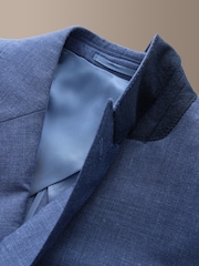 Blue Signature Double Breasted Tailored Fit Reda Wool Silk Suit Jacket - Image 3 of 6