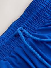 Cobalt Blue Active Sports Jersey Layer Running Shorts with Pockets - Image 8 of 9