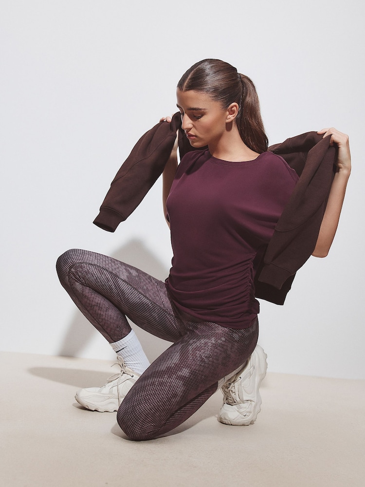 Snake Print Active Power Sports Leggings - Image 1 of 5
