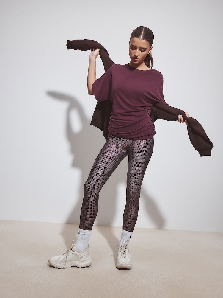 Snake Print Active Power Sports Leggings - Image 2 of 5