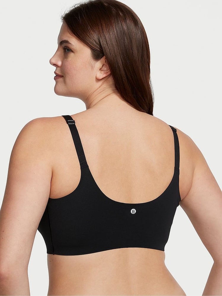 Victoria's Secret Black VSX Elevate™ Stretch Comfort Low Support Sports Bra - Image 2 of 3 Victoria's Secret Black VSX Elevate™ Stretch Comfort Low Support Sports Bra - Image 2 of 3