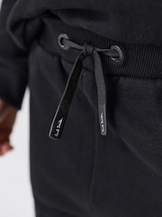 Paul Smith Junior Embroidered Stripe Black Sweatshirt and Short Set - صورة 12 من 12